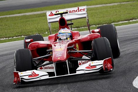 Fernando Alonso, durante la carrera. | Ap