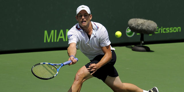 Roddick durante la final del Masters 1000 de Miami. (AP)