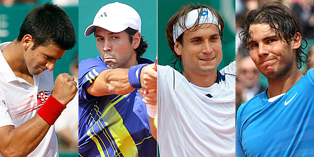 Djokovic-Verdasco y Ferrer-Nadal.