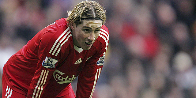 Fernando Torres, en un partido con el Liverpool. (Foto: AFP)