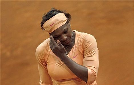 Serena Williams, durante el duelo ante Petrova. | Ap