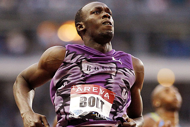 Usain Bolt, tras ganar en Pars. (Foto: Reuters)