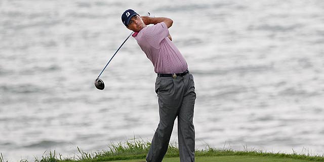 Matt Kuchar, durante la segunda ronda del PGA Championship. (AFP)