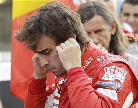 Fernando Alonso, al terminar la carrera. | Ap