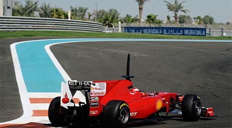 Fernando Alonso, en Abu Dhabi. | www.ferrari.com