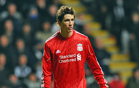 Fernando Torres, en un partido con el Liverpool. | Afp