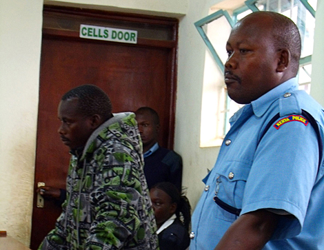 Wanjiru, en los juzgados del distrito de Nyahururu tras ser detenido. | Reuters