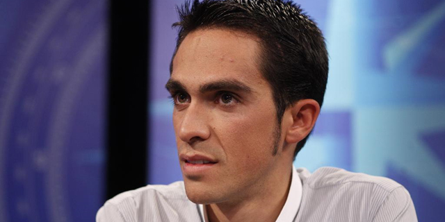 Alberto Contador durante la entrevista concedida a Veo 7 de este pasado martes. Foto: Antonio Heredia