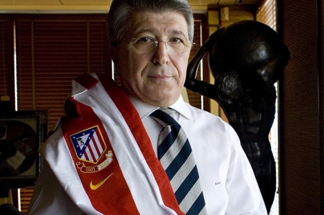 Enrique Cerezo, en el Caldern, en una imagen de 2009. (Foto: Carlos Alba)