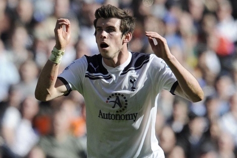 Gareth Bale, este sbado en el partido Tottenham-Wet Ham. | Ap