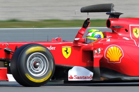 Felipe Massa, durante los entrenamiento en Montmel. | Reuters