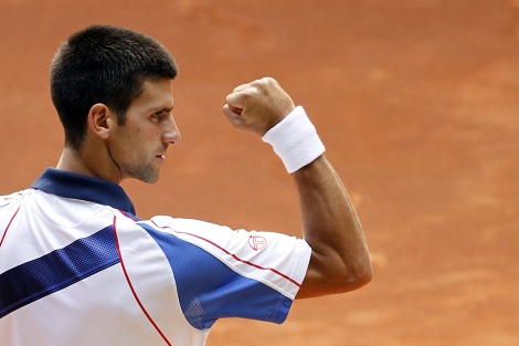 Djokovic celebra su victoria ante Garca-Lpez. | Reuters