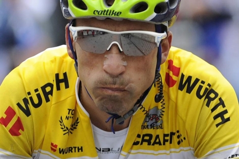 Soler, en una etapa de la Vuelta a Suiza. | Ap