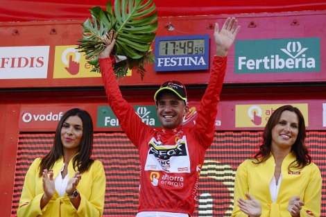Juanjo cobo, en el podio de Vitoria. | Ap