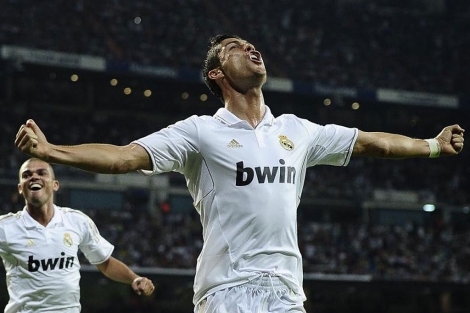 Cristiano Ronaldo celebra un gol