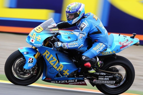 lvaro Bautista, piloto de Suzuki en MotoGP en 2011. | Afp