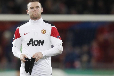 Wayne Rooney, en el campo del Basilea, donde qued eliminado el United. | Ap
