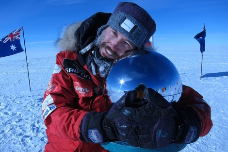 Albert Bosch, en el Polo Sur.