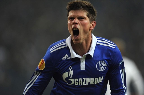 Huntelaar se ha erigido como la figura del Schalke en la eliminatoria europea | AFP