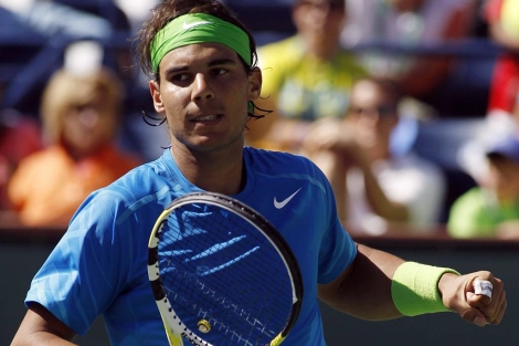 Rafa Nadal, tras su victoria sobre Leonardo Mayer. | Reuters