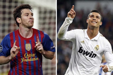 Leo Messi y Cristiano Ronaldo. | Efe