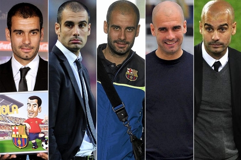 Guardiola en imgenes de 2008, 2009, 2010, 2011 y 2012. | Mundo