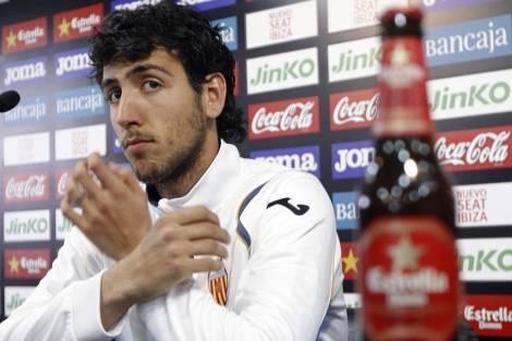 El centrocampista del Valecia, Daniel Parejo en rueda de prensa.I EFE