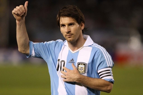 Leo Messi, en el encuentro de clasificacin para el Mundial 2014. |EFE