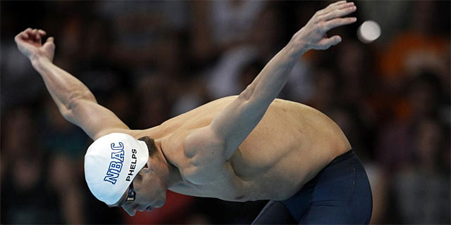 Michael Phelps, durante los pasados trials estadounidenses. | Reuters