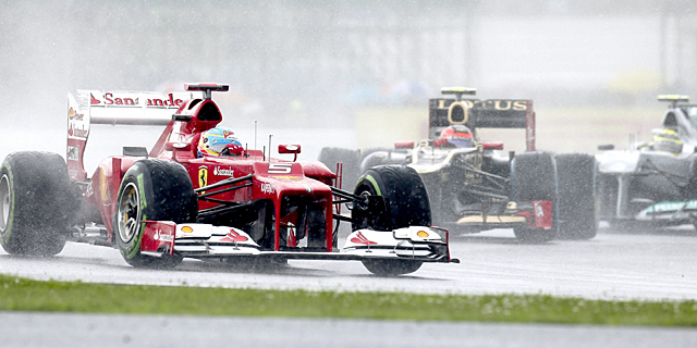 Fernando Alonso, durante la clasificacin del GP Gran Bretaa. | Efe