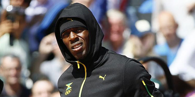 Usain Bolt, antes de su serie. | Efe