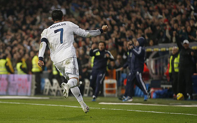 Cristiano celebra el cuarto gol del Real Madrid. (REUTERS)