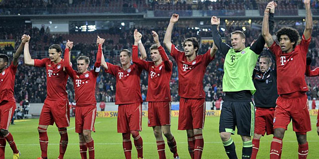El Bayern de Mnich celebrando la victoria | AFP