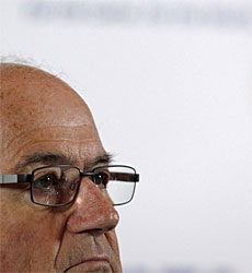 Joseph Blatter. (AFP)