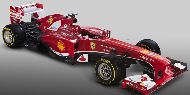 Imagen del nuevo F138 con el que Ferrari competir este ao. | Ferrari.com