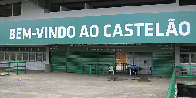 Fachada del estadio Castelao, en Fortaleza. (EFE)