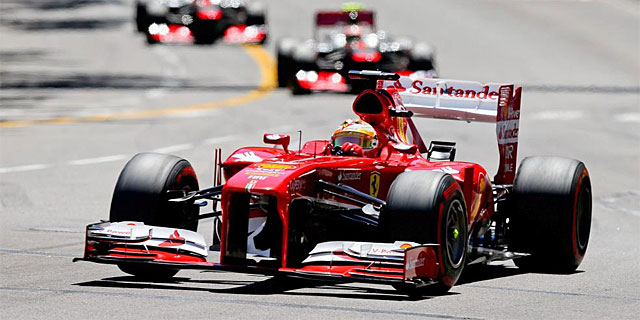 Fernando Alonso, durante el Gran Premio de Mnaco. | Efe