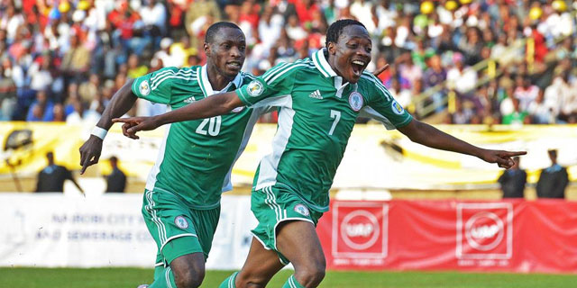 Ahmed Musa, uno de los jvenes talentos del torneo, celebra un gol con Nigeria. | AFP