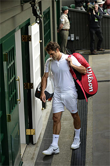 Roger Federer. | Afp