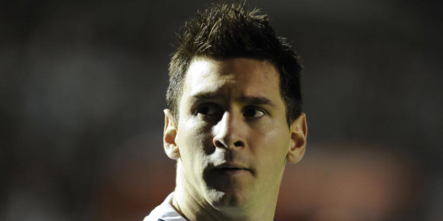Messi en un antrenamineto con argentina. | Afp