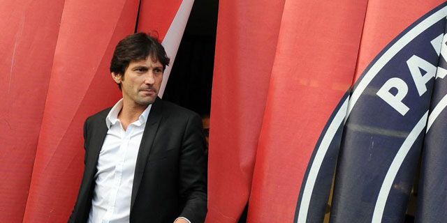 El ex director deportivo del PSG, Leonardo, durante un acto del club parisino. | AFP