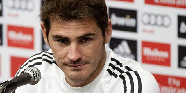 Iker Casillas, durante su rueda de prensa en Los ngeles. | Efe