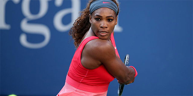 Serena Williams, en un momento de la final. (EFE)