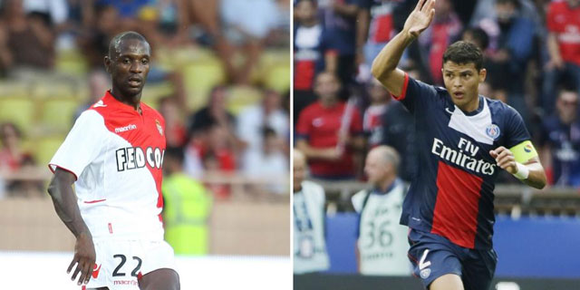 Abidal y Thiago Silva con sus respectivos equipos en la presente temporada / KENZO TRIBOUILLARD