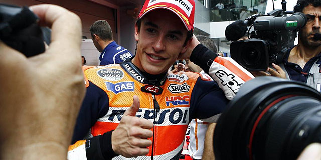 Marc Mrquez, durante el Gran Premio de Malasia. | Reuters