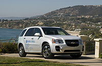 Una imagen del Chevrolet Equinox de pila de hidrgeno tomada en el estado de California, donde fue presentado.