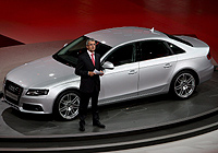 El presidente de Audi, Rupert Stadler, en la presentacin del nuevo Audi A4.