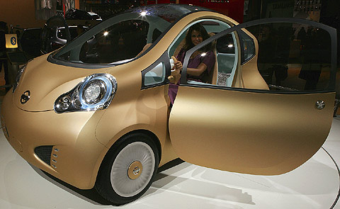 Nubu es el último prototipo de coche eléctrico de Nissan.