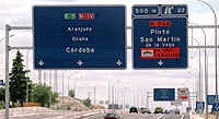 Para siete de cada 10 conductores españoles, la señalización de las carreteras es "mala"