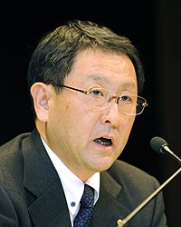 Katsuaki Watanabe, presidente de Toyota.